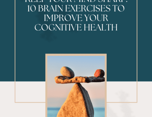 A person doing brain exercises to improve cognitive health